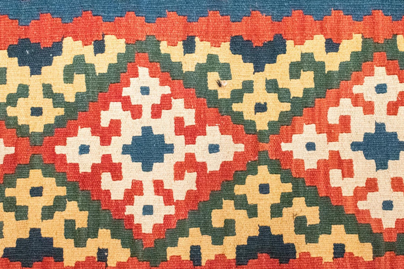 Kelimský koberec - Orientální - 124 x 80 cm - oranžová