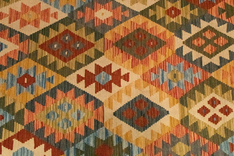 Afghánský kilim Koberec 197x296cm