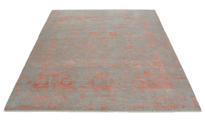 Designový koberec - 261 x 251 cm - oranžová
