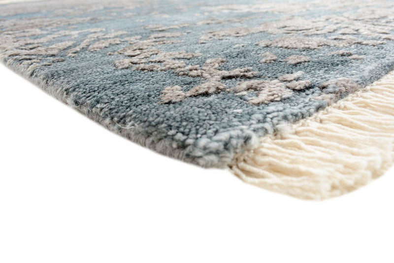 Designer Teppich - 177 x 121 cm - seeblau