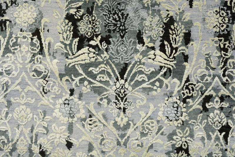 Designový koberec - 245 x 173 cm - světle šedá