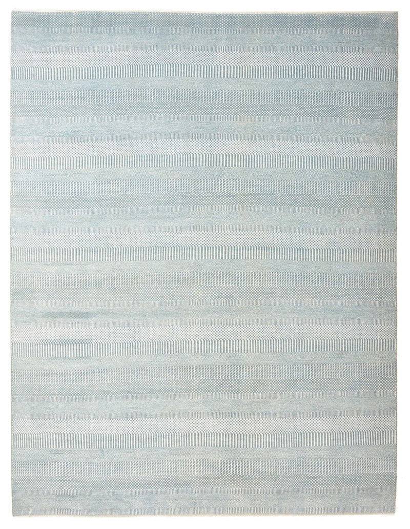 Designový koberec - 313 x 243 cm - světle modrá
