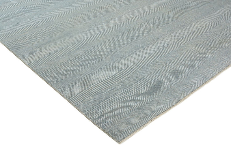 Designový koberec - 313 x 243 cm - světle modrá
