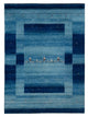 Gabbeh koberec - Loribaft Indus - 241 x 175 cm - modrá