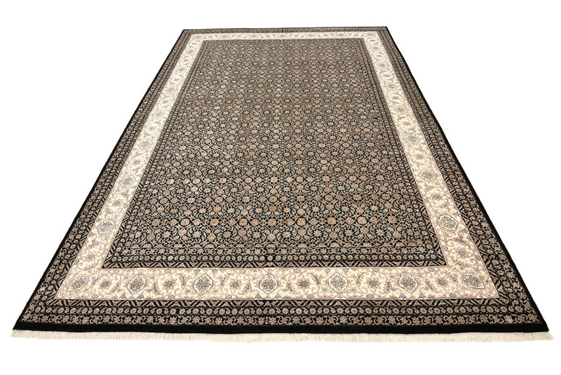 Indo Bidjar Koberec 206x295cm - Orientální koberec - tmavě béžová