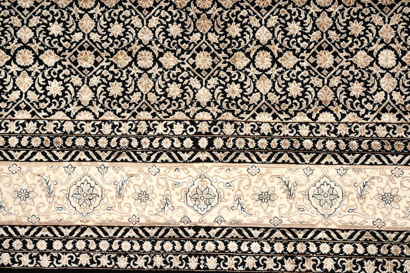 Indo Bidjar Koberec 206x295cm - Orientální koberec - tmavě béžová