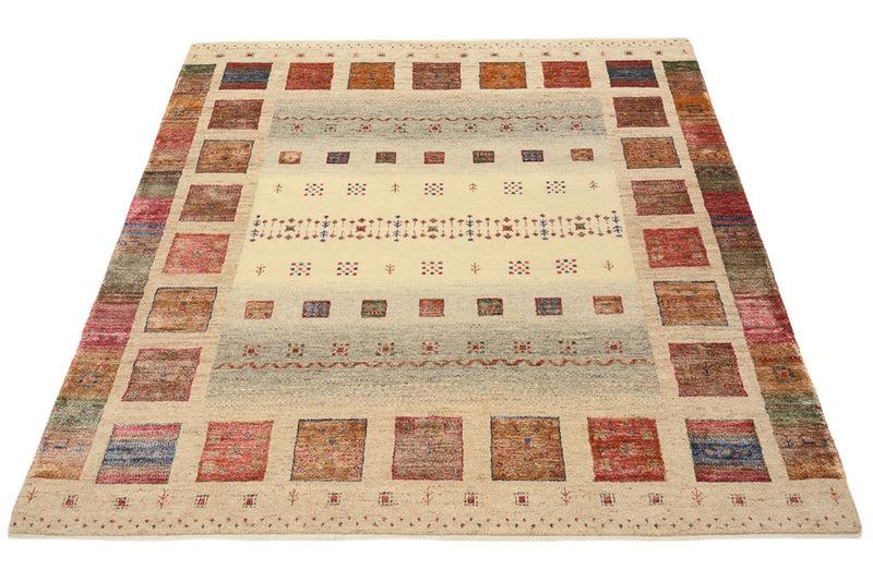 Indo Loribaft Koberec 153x155cm - Vlněný koberec