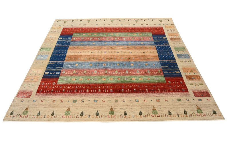 Indo Loribaft Koberec 203x203cm - Vlněný koberec