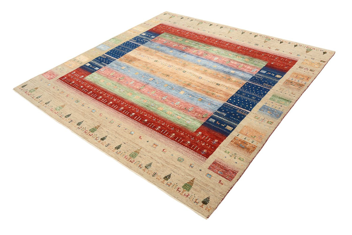 Indo Loribaft Koberec 203x203cm - Vlněný koberec