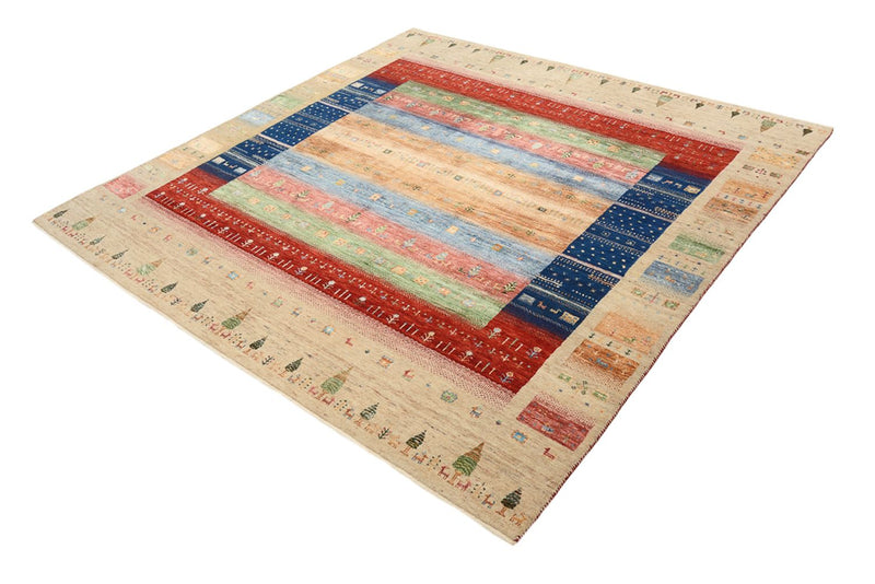 Indo Loribaft Koberec 203x203cm - Vlněný koberec