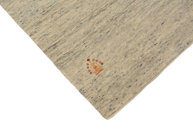 Runner Gabbeh koberec - Loribaft Indus - 295 x 80 cm - tmavě béžová