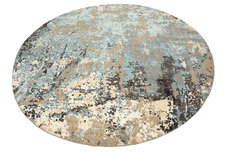 Designový koberec 176x179cm - Designerteppich - vícebarevný