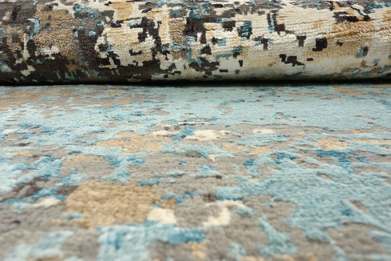 Designový koberec 176x179cm - Designerteppich - vícebarevný