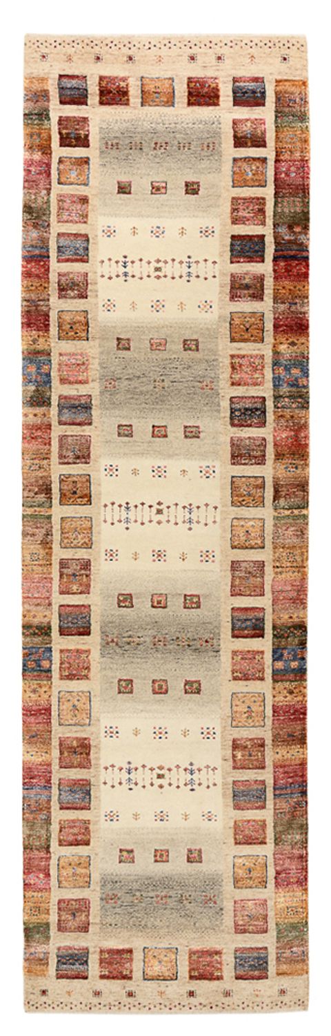 Runner Gabbeh koberec - Loribaft Indus - 298 x 84 cm - vícebarevné