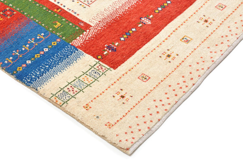 Gabbeh Koberec - Loribaft Perský - 225 x 146 cm - vícebarevné