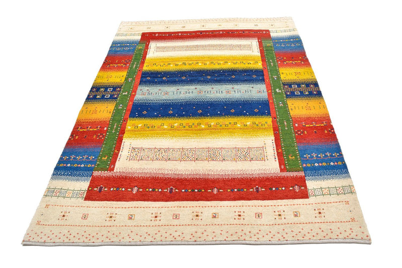 Gabbeh Koberec - Loribaft Perský - 225 x 146 cm - vícebarevné
