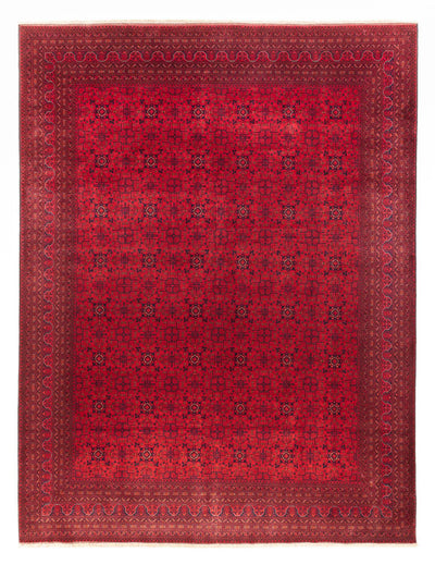 Afghánský koberec 292x390cm - Orientální koberec - červená