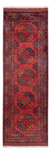 Runner Afghánský koberec - Kunduz - 260 x 83 cm - červená – product image
