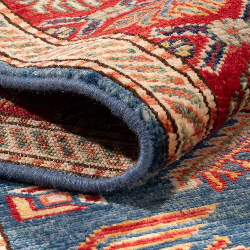 Runner Zieglerův koberec - Kazak - 307 x 83 cm - modrá