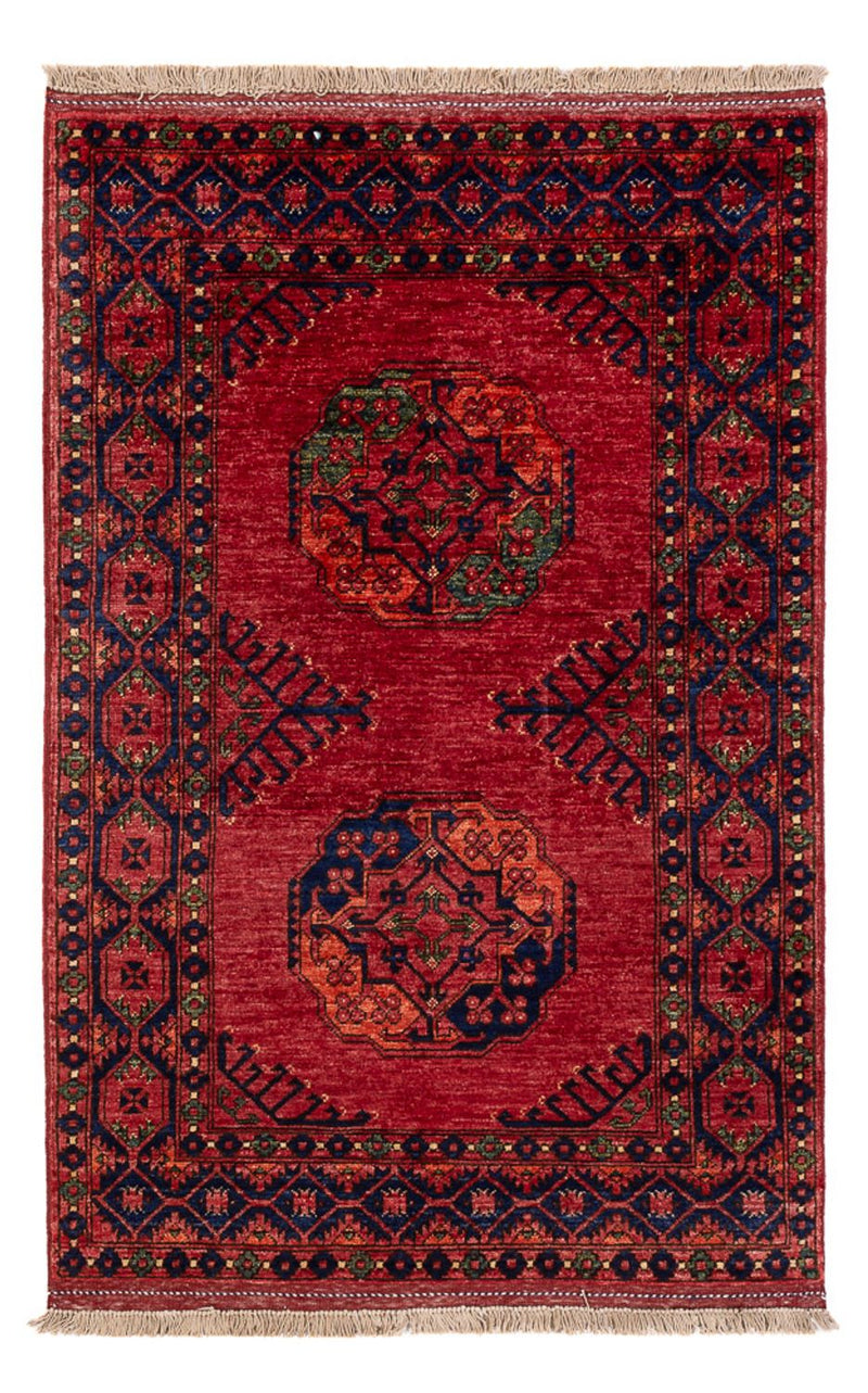 Afghánský koberec - 152 x 99 cm - červená