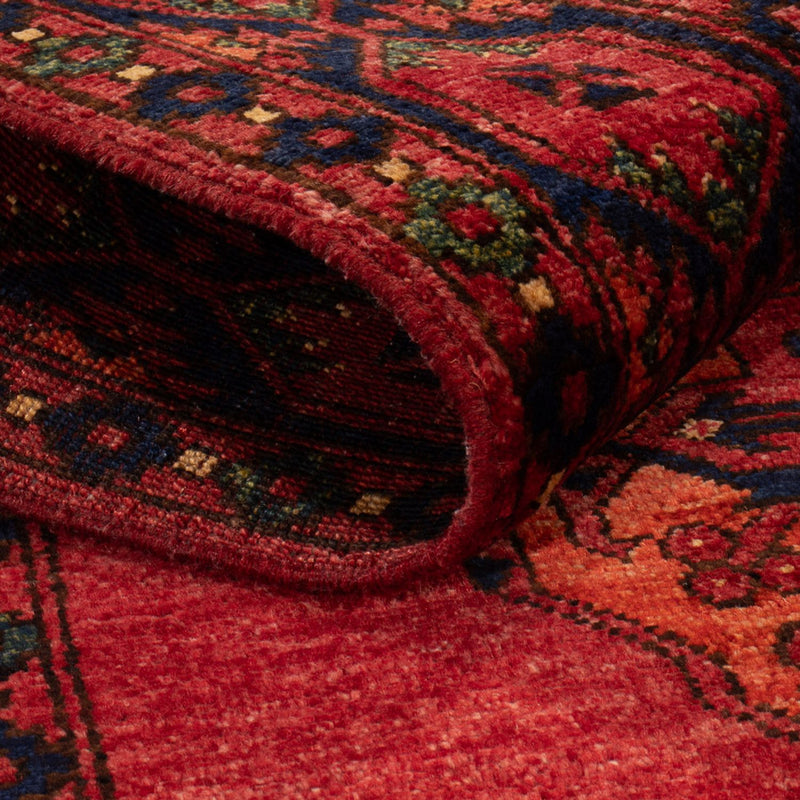 Afghánský koberec - 152 x 99 cm - červená