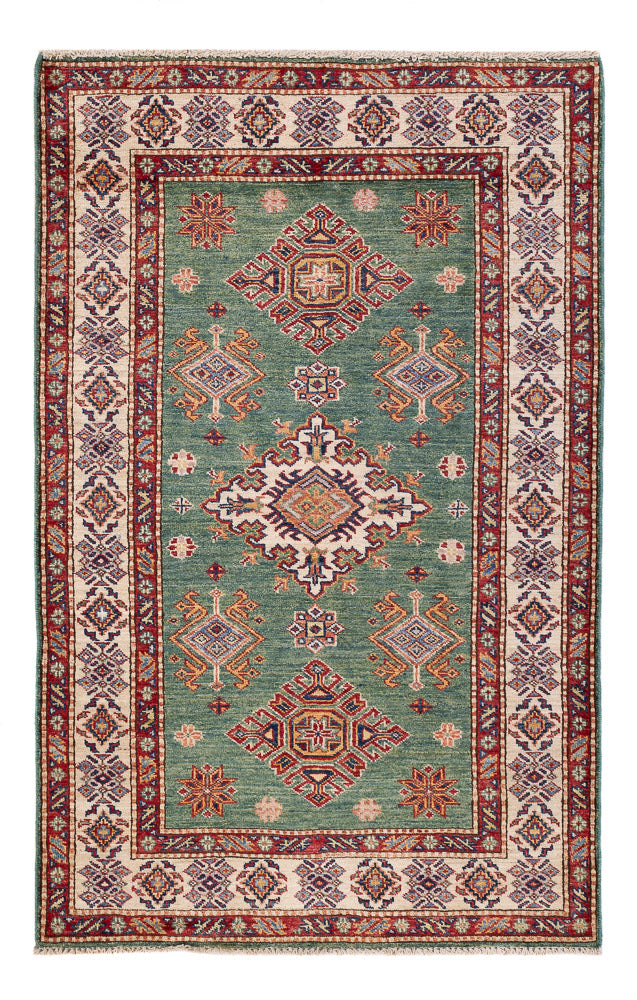 Zieglerův koberec - Kazak - 154 x 99 cm - zelená