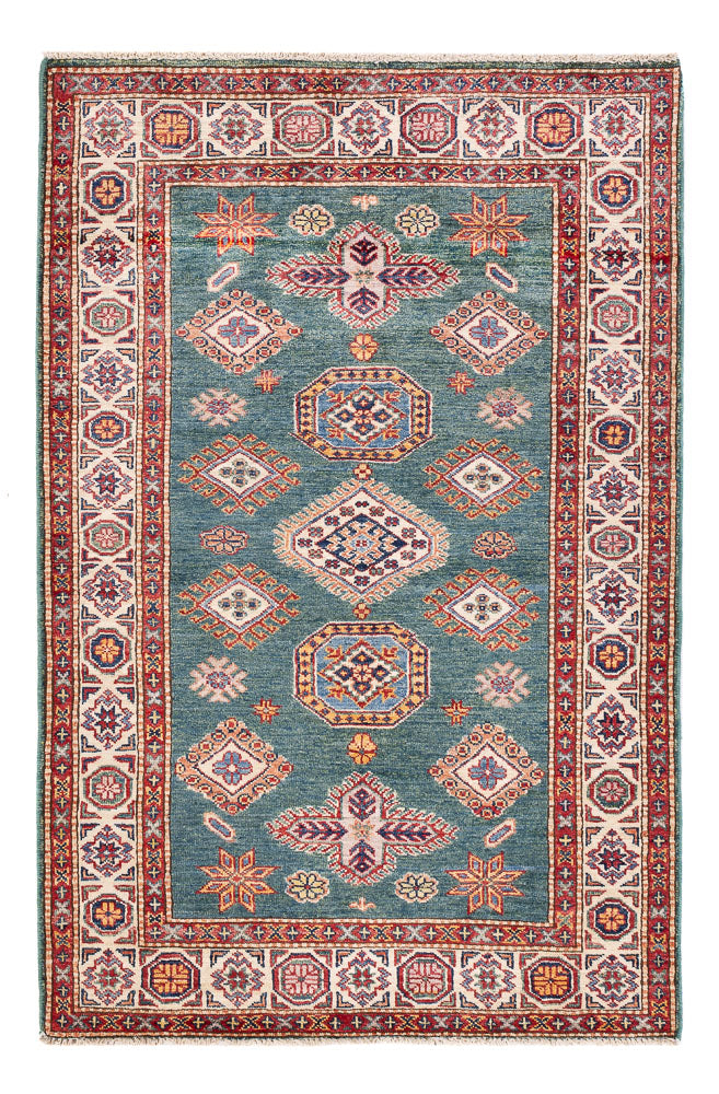 Zieglerův koberec - Kazak - 154 x 102 cm - zelená