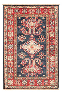 Kazak Koberec 61x91cm - Orientální koberec - benzínová modř – product image