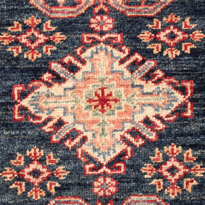 Kazak Koberec 58x90cm - Orientální koberec - tmavě modrá