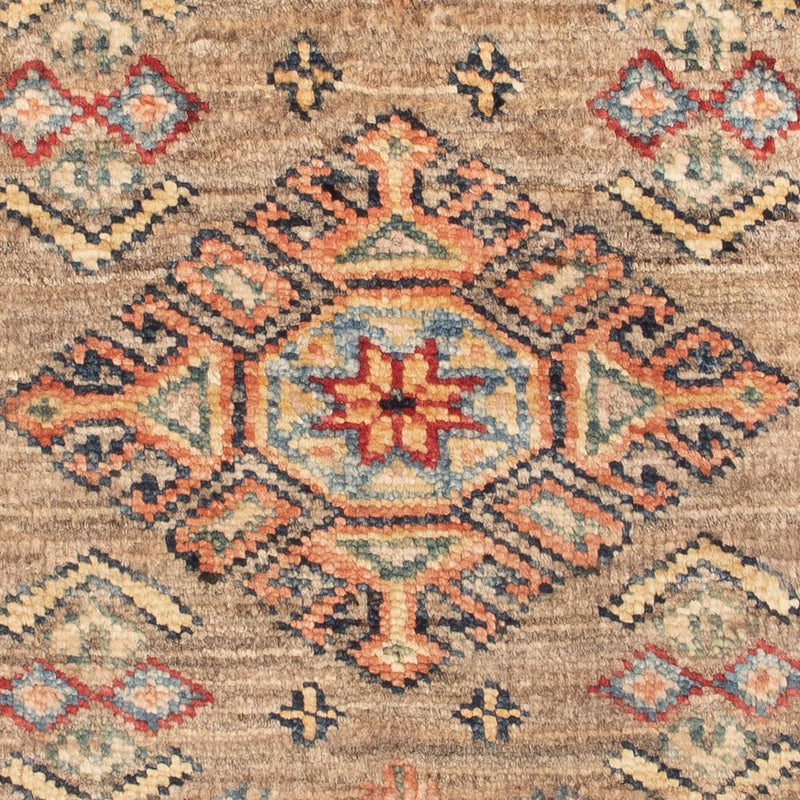 Kazak Koberec 60x91cm - Orientální koberec - olivově zelená