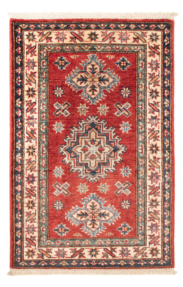 Kazak Koberec 60x89cm - Orientální koberec - červená