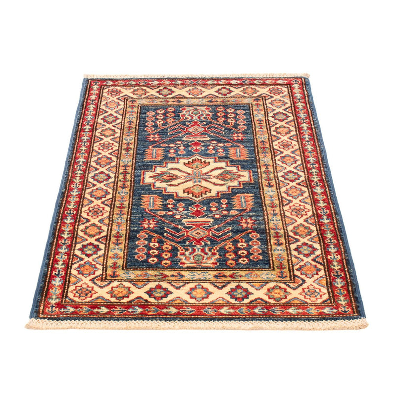 Kazak Koberec 60x95cm - Orientální koberec - benzínová modř