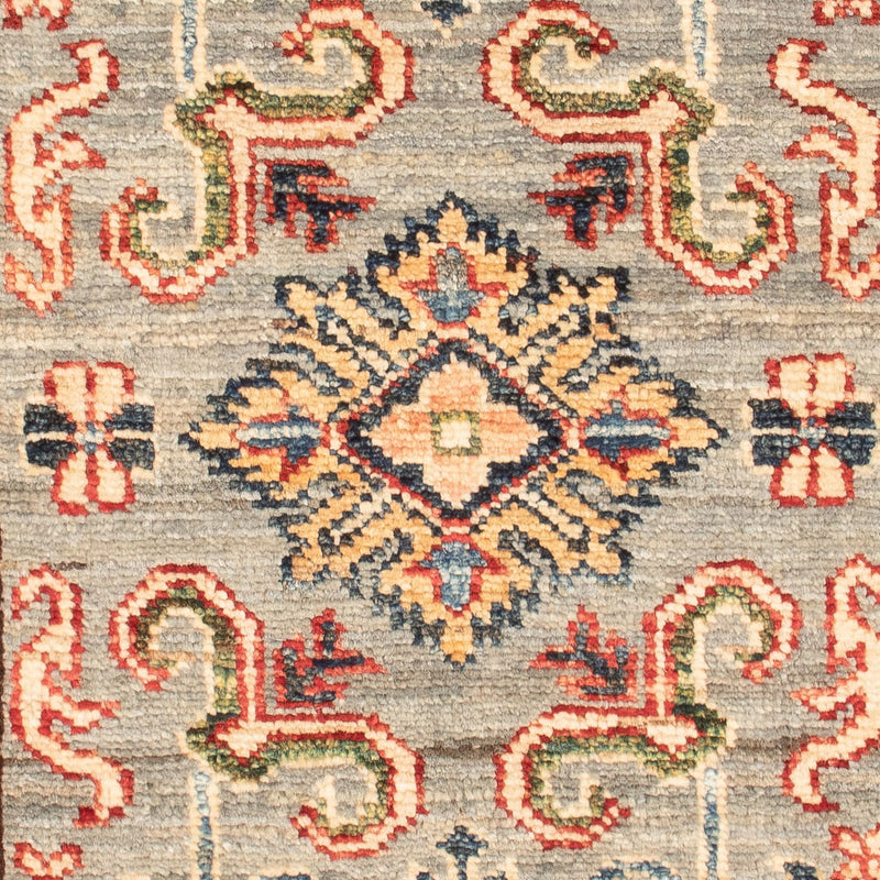 Kazak Koberec 56x88cm - Orientální koberec - světle zelená