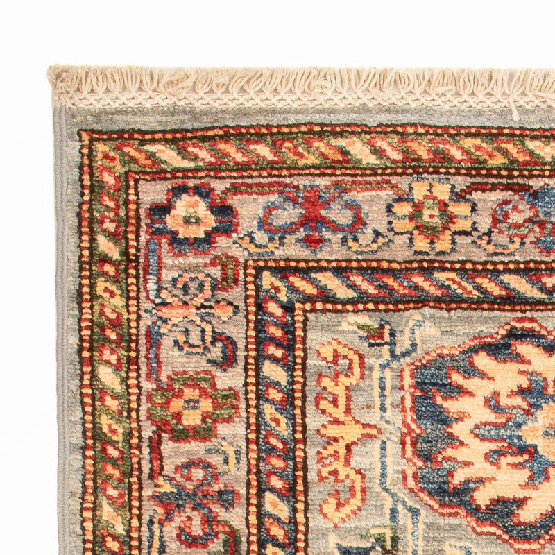 Kazak Koberec 56x88cm - Orientální koberec - světle zelená
