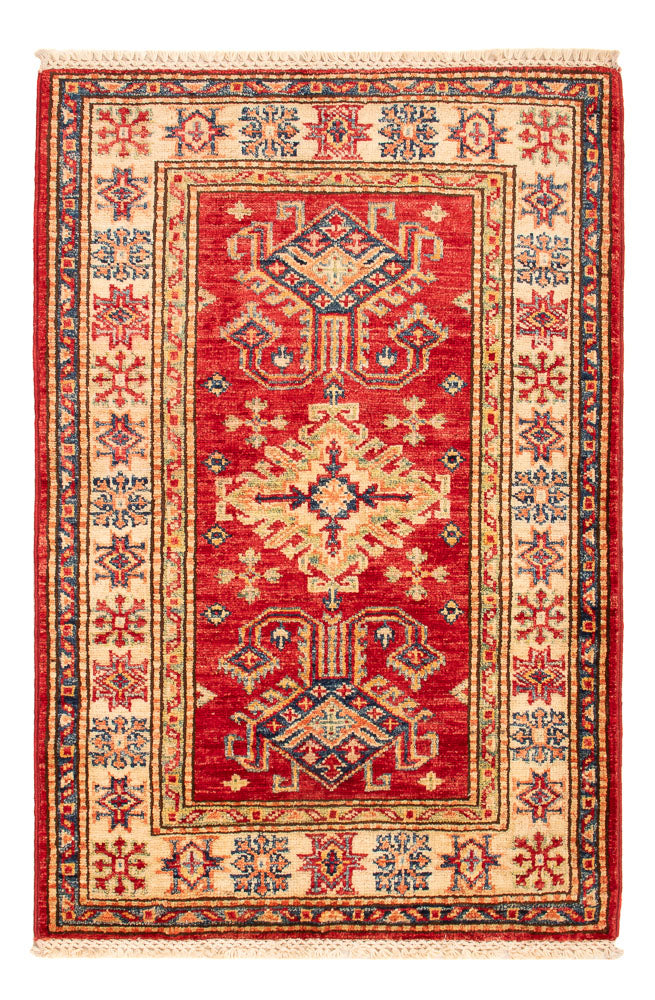 Kazak Koberec 62x91cm - Orientální koberec - červená
