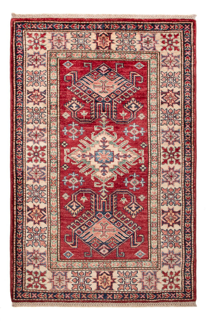 Kazak Koberec 82x124cm - Orientální koberec - červená