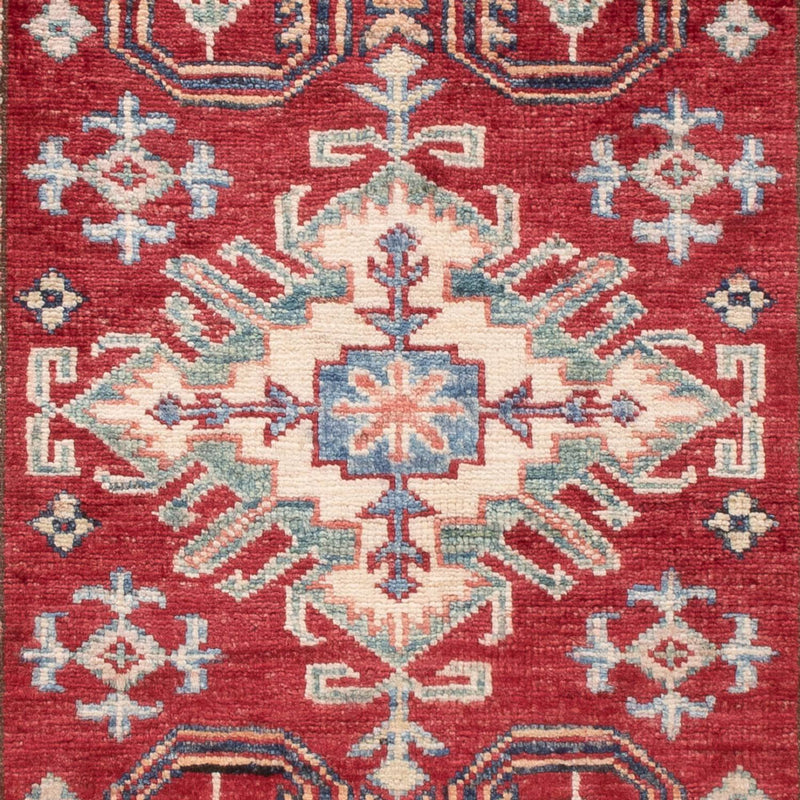Kazak Koberec 81x124cm - Orientální koberec - červená