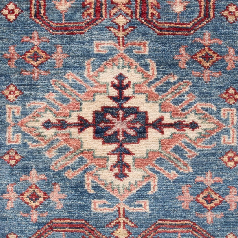 Kazak Koberec 80x126cm - Orientální koberec - modrá