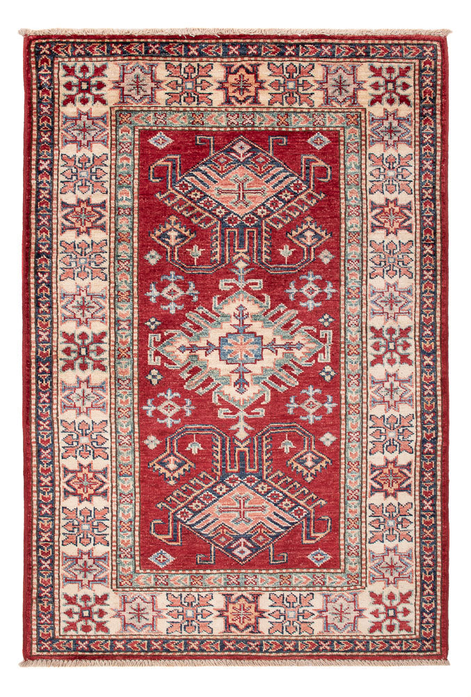 Kazak Koberec 81x123cm - Orientální koberec - červená