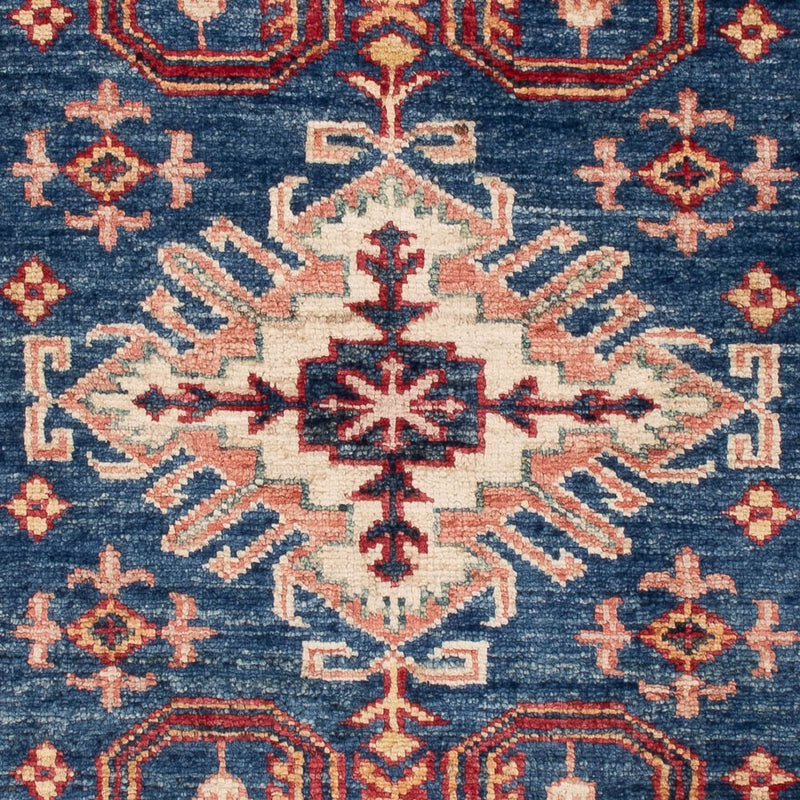 Kazak Koberec 80x122cm - Orientální koberec - modrá