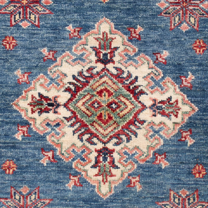 Kazak Koberec 77x129cm - Orientální koberec - modrá