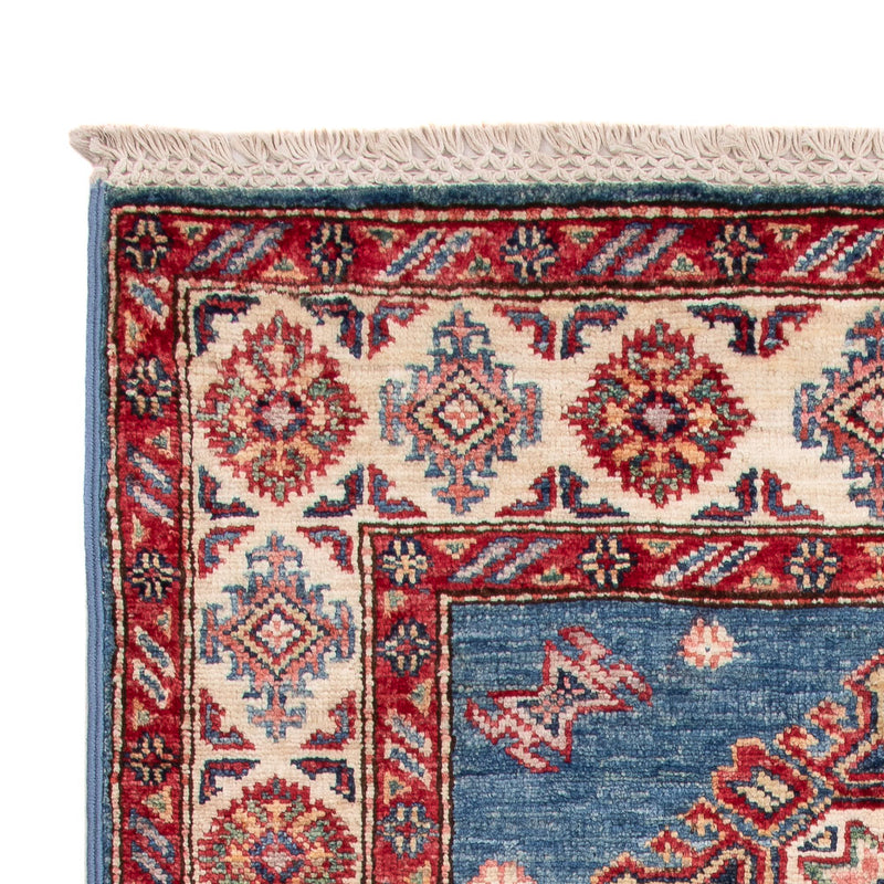Kazak Koberec 77x129cm - Orientální koberec - modrá