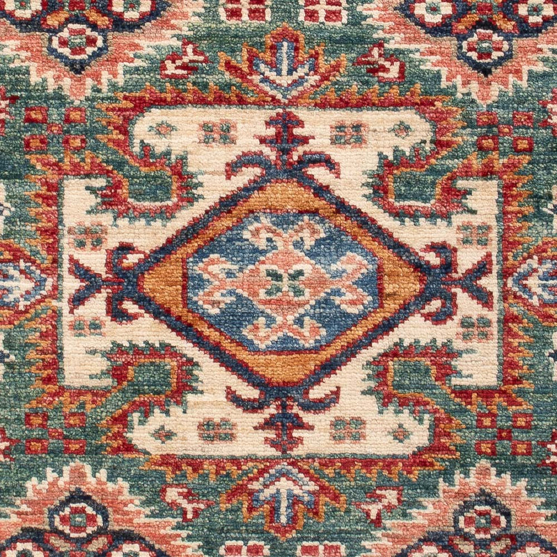 Kazak Koberec 84x114cm - Orientální koberec - zelená