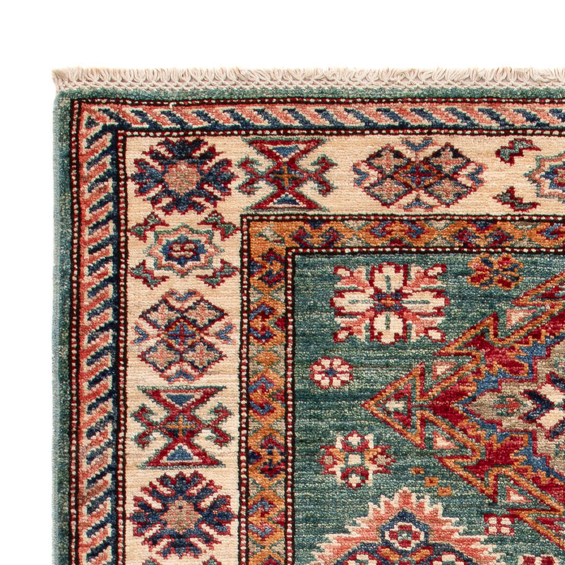 Kazak Koberec 84x114cm - Orientální koberec - zelená