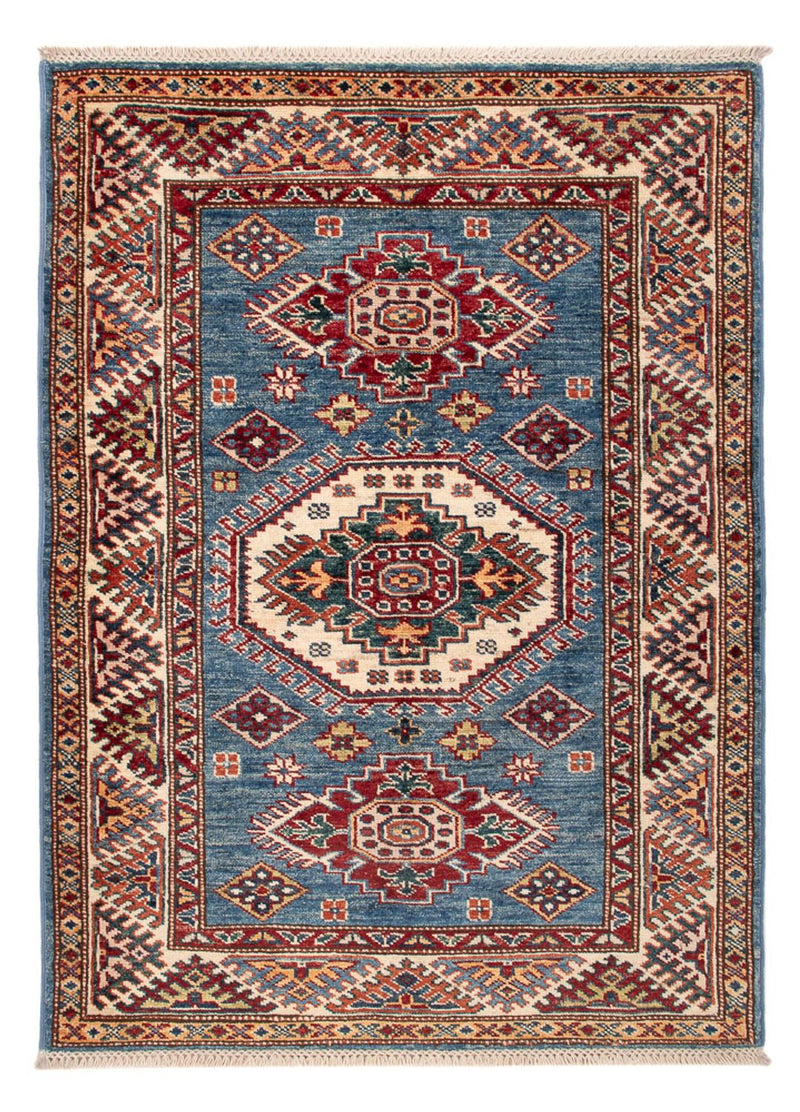 Kazak Koberec 89x124cm - Orientální koberec - modrá
