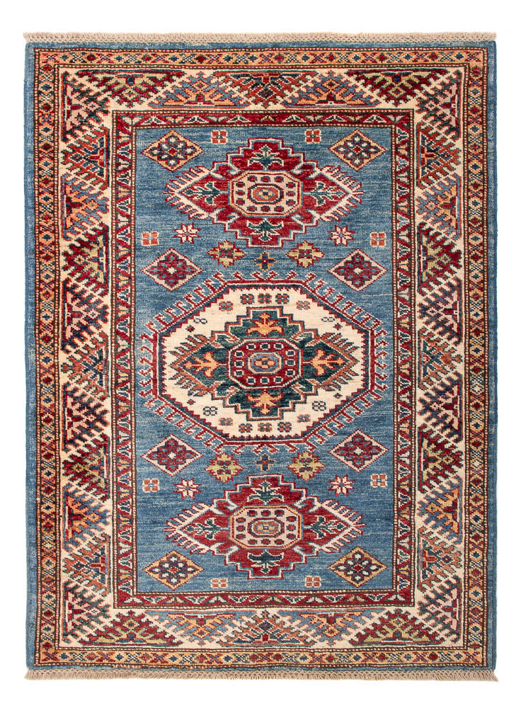 Kazak Koberec 92x121cm - Orientální koberec - modrá