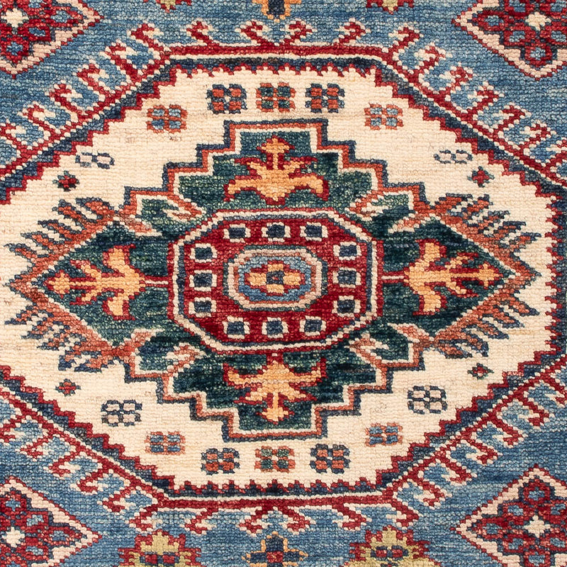 Kazak Koberec 92x121cm - Orientální koberec - modrá