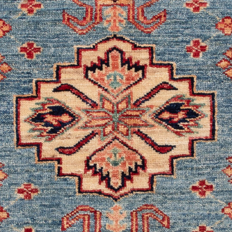 Ziegler Teppich - Kazak - Royal - 101 x 77 cm - blau