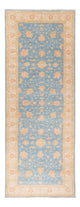 Runner Zieglerův koberec - 332 x 119 cm - světle modrá