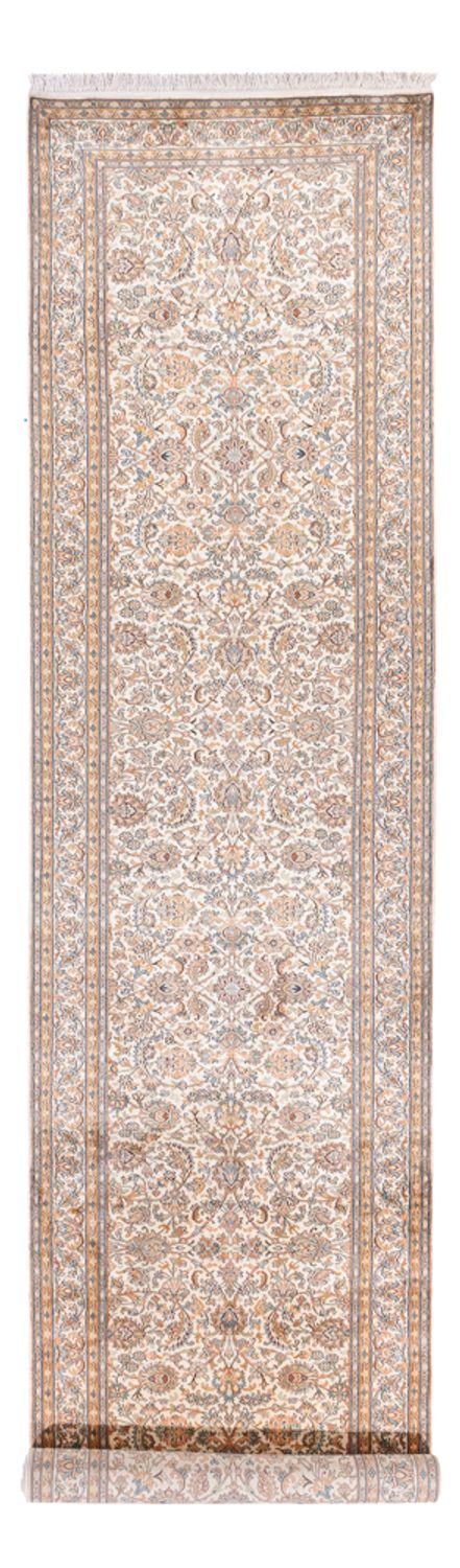 Kašmírské hedvábí Koberec 447x98cm - Orientální koberec